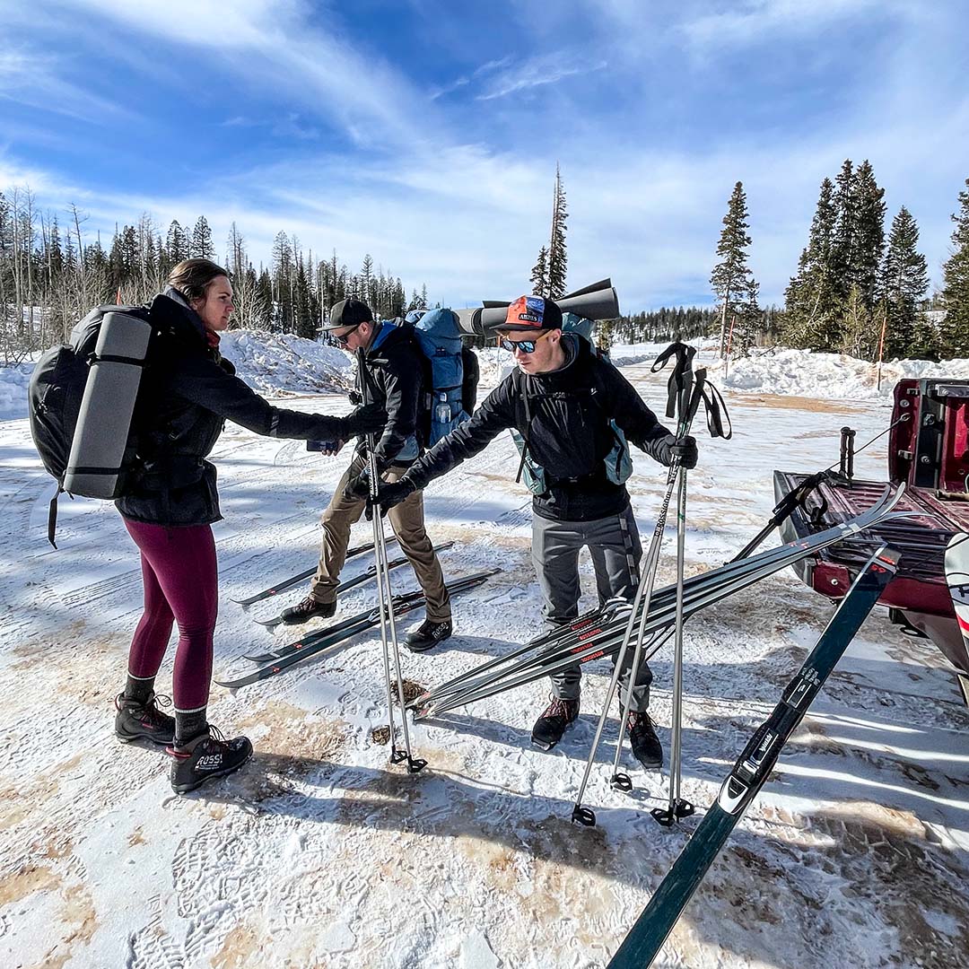 EP 77 - Winter Backpacking in Deer Hollow