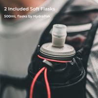close view of included HydraPack soft flask with Skyline 30 Fastpack