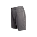side view of women's gray hiking shorts